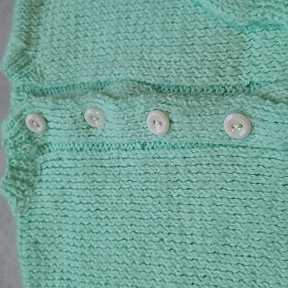 Vintage Hand Knit Baby Sweater - Picture 2 of 5